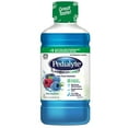 thumbnail image 1 of Pedialyte AdvancedCare, Liquid Electrolyte Solution, Blue Raspberry, 1L Bottle, Electrolyte Replacement Oral Rehydration Solution, 1 of 8