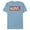 Ocean Blue, variant on Logo Melting Paint Drip - Short Sleeve Blended T-Shirt for Adults - Customized-Purple