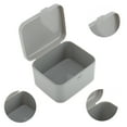 thumbnail image 3 of Unique Bargains 1 Pc Caja de Joyería Simple y Portátil Organizador de Joyería PP Gris, 3 of 5