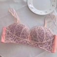 thumbnail image 1 of Encaje sexy Pequeño Pecho Recogido Ropa Interior De Las Mujeres Pechos top Apoyo Ajuste Sujetador, 1 of 5