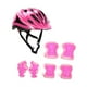 thumbnail image 1 of 7 unids/set casco de bicicleta para niños casco de monopatín para patines Rosa, 1 of 8