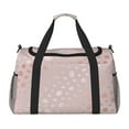 thumbnail image 1 of Balery Rose Gold Abstract Spots 1 Bolsa de Gimnasio para Mujeres, Bolsa de Viaje con Bolsillo Húmedo, Bolsa de Fin de Semana para Mujeres, Bolsa de Viaje Resistente al Agua, 1 of 7
