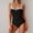 Black, variant on Tsesme One Piece Swim Suits for Women 2026 Square Collar Modest Swimsuits High Waisted Bathing Suit