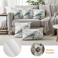 thumbnail image 6 of Bird Pillow Covers 2 Pack Spring Flower Pillowcase Waterproof Outdoor Throw Pillow Cover for Patio Garden Square Cushion 18”x18”, 6 of 9
