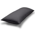 thumbnail image 1 of Funda de Almohada Corporal Bare Home Ultra Suave Doble Cepillado Gris Hierro Forjado, 1 of 8