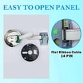 thumbnail image 4 of Safe Lock Replacement, Zinc Alloy Keypad Lock with Solenoid Access,14 Ribbon Cable Motherboard & Reset Button Lock Set, 4 of 6