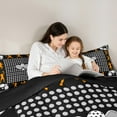 thumbnail image 4 of Manfei Pickleball Player Bedding Sets Full Size,Ball Games Comforter Sets with Sheets,Orange White Black Bed in a Bag Full Size For Kids Boys,Microfiber Bedroom Decorative Reversible,7-Piece, 4 of 7