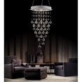 thumbnail image 1 of Cwi Lighting Lustre en Duvet à 3 Lumières Robin avec Fini Chrome, 1 of 3