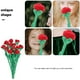 thumbnail image 5 of KAKOWELY 12 piezas de flores flexibles para el hogar, decoración de ramos de flores, adorno de rosas de peluche, diseño de escena, ramo, 5 of 5