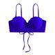 thumbnail image 1 of Prolriy Bikini Top de Tiras con Conchas Marinas Bikini Tops de Baño Push Up Traje de Baño Tops para Mujeres con Aros Traje de Baño Tops de Baño Sujetadores de Baño para Mujeres Azul XL, 1 of 7