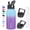 Blue, variant on BJPKPK Insulated Water Bottles with Straw Lid, 18oz Stainless Steel Metal Water Bottle, Cold & Hot Water Bottle with 3 Lids, Leak Proof BPA Free Travel Cup, Wide Mouth Flasks, Thermos -Cherry