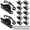 Oil Rubbed Bronze-12, variant on Zinc Window Sash Lock Antique Brass 12 Count Security Replacement for Single/Double Hung Wood Windows