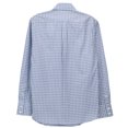 thumbnail image 2 of Brunello Cucinelli Men's Blue Basic Fit Plaid Dress Shirt - L, 2 of 2