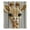 A, variant on Uutvery Faux Embroidery Printed Shower Curtain, 70.87x70.87 Inch Animal Series Waterproof Curtain, No Punch Hanging Bathroom Curtain with Hooks, Giraffe Alpaca Fox