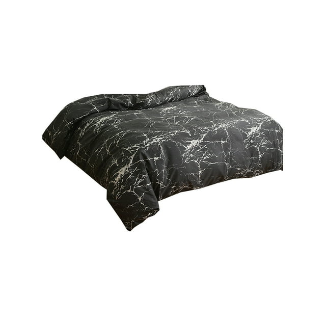 Ensembles de Literie Couette Été Housse de Couette Simple Conviviale Brossée Housse de Couette Simple Toutes Saisons Conviviale Literie Douce Housse de Couette Double Motifs Frais Ensemble de Couette Simple