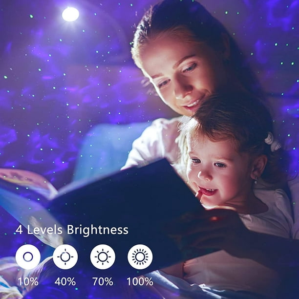 Projecteur d'étoiles Veilleuse Galaxy Projecteur Led Veilleuse Ciel étoilé  Projecteur de lumière avec minuterie à distance Bluetooth 10 couleurs pour  adultes Chambre Plafond Fête Histoire Décor Filles Enfants Cadeaux 