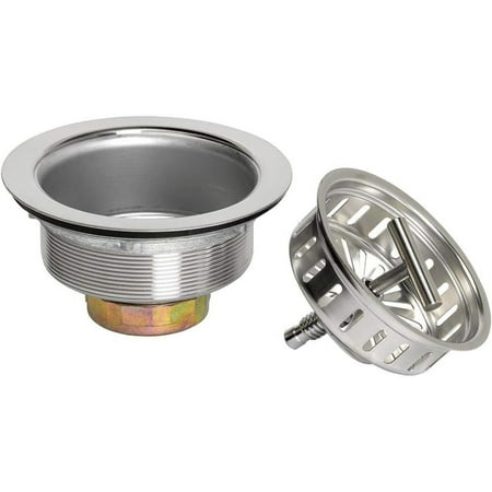 

Spin Lock Kitchen Sink Strainer - Stainless steel with polished finish