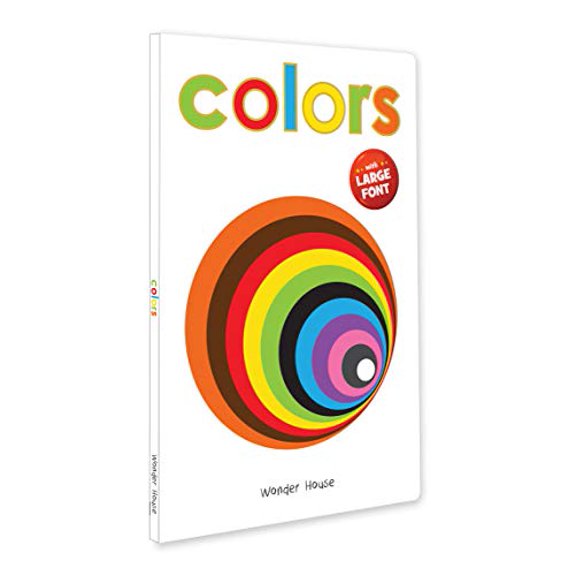 Pre-Owned Colors: Early Learning Board Book With Large Font (Big Board Books), 9789390183869, 9390183863, Paperback,
