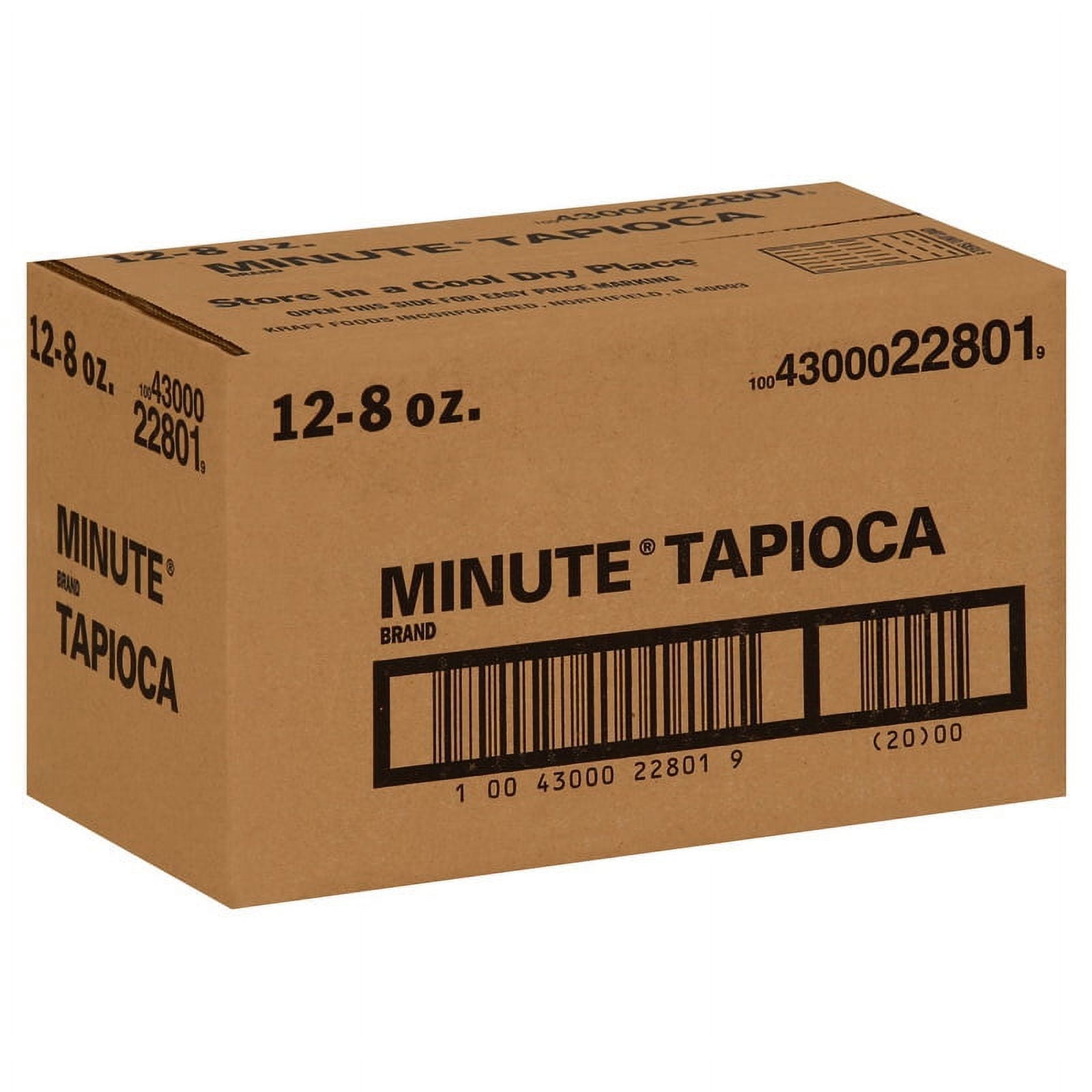 Kraft Minute Tapioca, Quick Cook Tapioca Pudding Mix, 8 oz Box