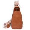 thumbnail image 4 of Bolsa Riñonera de moda para mujer correa ajustable riñonera de cuero bolsillo cremallera informal Sywqhk Para Estrenar, 4 of 8