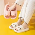 thumbnail image 3 of shoes for women slides slippers Flip Flops summer sandals Beach Cartoon cat cute Kawaii Non Slip Home Men Male Ladies Female new, 3 of 6