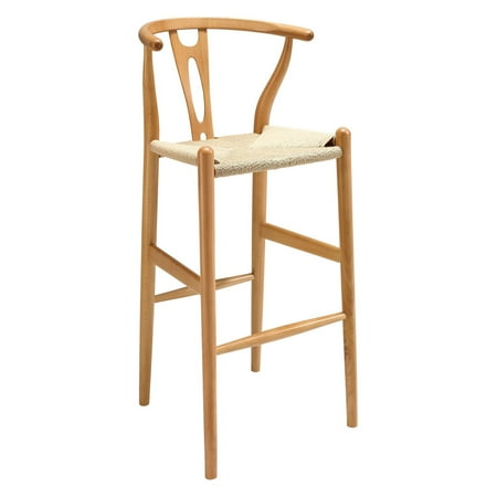 Amish Bar - Modway Amish Bar Stool in Beech Wood Frame, Multiple Colors