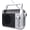Silver, variant on Retekess TR604 Portable AM FM Radio with Best Reception,D Battery Operated or AC Power,Large Dial,High/Low Tone Mode,Big Speaker,Earphone Jack,for Home,Picnic,Senior