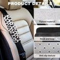 thumbnail image 5 of Uorisanigo Cow Print Seat Belt Sets Covers Fluffy Universal 2-Pack Soft Seat belt Shoulder Pad Flannel Seat Belt Shoulder Strap Covers Harness Pad Compatible with All Cars and Backpack, 5 of 7