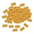 thumbnail image 1 of Anillos de trenza de pelo de mujer Zulema a granel Oro, 1 of 8
