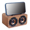 thumbnail image 3 of Bluelans-altavoz Retro inalámbrico de madera para escritorio, compatible con Bluetooth, soporte para teléfono, recargable por Usb, 3 of 5