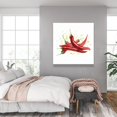 thumbnail image 2 of Piments Rouges - Toile 36"x36 Pouces - Impression sur Demande, 2 of 5