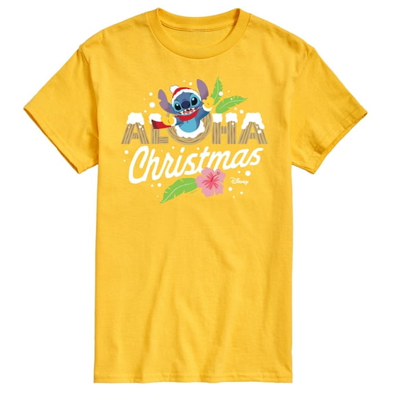 Lilo & Stitch - Aloha Christmas - Men's Short Sleeve Graphic T-Shirt