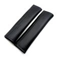 thumbnail image 2 of Par de fundas para cinturón de seguridad de fibra de carbono de Peugeot, almohadillas para el hombro con logotipo de Peugeot en color negro., 2 of 4