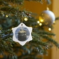 thumbnail image 7 of 3drose, Marine Iguana,amblyrhynchus Cristatus,at Punta Espinosa Fernandina Island Galapagos, 3 inch Snowflake Porcelain Ornament, 7 of 7