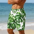 thumbnail image 4 of Erwazi Men's Board Shorts Quick Dry Swimming Trunks Printed Drawstring Waist Bathing Suit with Pockets, 4 of 6