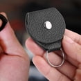 thumbnail image 3 of Genuine Leather Keychain Guitar Pick Holder Plectrum Case Bag M8K2, 3 of 6