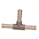thumbnail image 5 of BOROCO Conector de manguera de combustible, conector de púas de manguera de combustible de pieza en T de 3 vías, conector de unión de manguera de combustible de pieza en T de latón de 3 vías(6mm), 5 of 14
