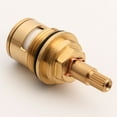 Single Clockwise Red Replacement Brass Ceramic Tap Valve Cartridge G3/4
