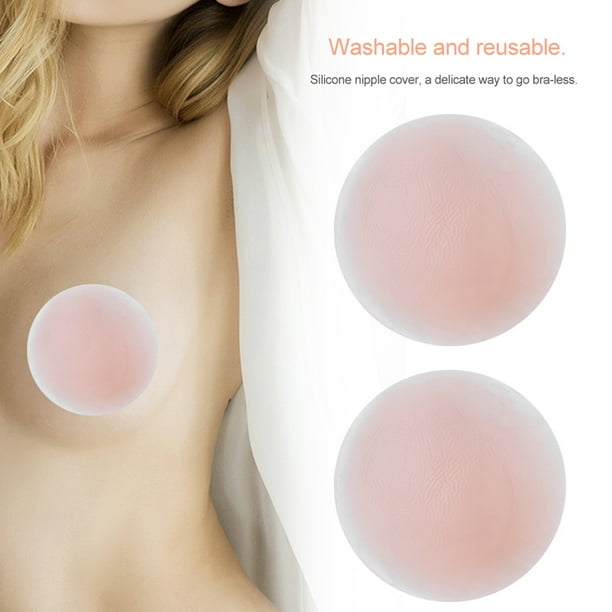 Nipple Covers Ultra Thin Push Up Silicon Adhesive Stick On Nipple Covers  Breast Lift Round
