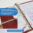 thumbnail image 2 of BAZIC 3 Ring Binder 3" View Binders Slant D Ring Burgundy, Hold 600 Sheets, 1-Count, 2 of 7