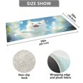 thumbnail image 3 of Dailycode Cute Cat Flying in Sky Bathroom Rugs Non Slip Absorbent Soft Plush Quick Dry Bath Mat, 39"x20", 3 of 8