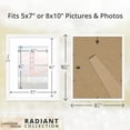 thumbnail image 2 of Langdon House 8x10 White Picture Frames W/ Mats, 6 PK, Radiant Tabletop Frames, 2 of 7