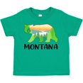 thumbnail image 3 of Inktastic Montana Lake and Trees in Bear Silhouette Boys or Girls Toddler T-Shirt, 3 of 5