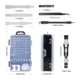 thumbnail image 3 of Kit De Desarmadores Y Herramientas De Precisión 115 Piezas, 3 of 5