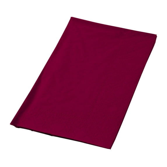 Hoffmaster Decorator Paper Dinner Napkin D24 Burgundy, 17" Length x 15" Width | 1000/Case