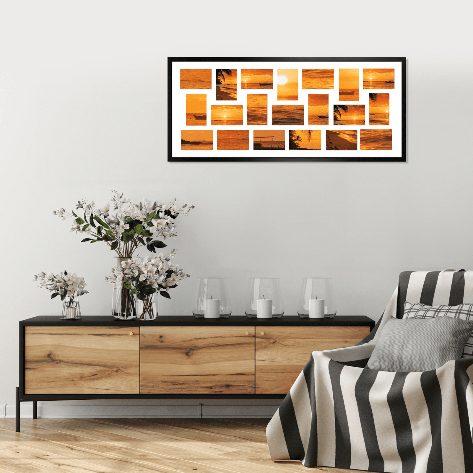 20 Opening 4x6 Collage Picture Frame for Wall Mounted
