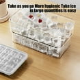 thumbnail image 5 of Taotanxi 3-Pack Silicone Ice Cube Trays with Lids - 84 Large Ice Cubes Mold, Easy Release, Stackable, BPA Free, with Handle for Easy Carrying - Perfect for Whiskey, Cocktails, Baby Food,White, 5 of 6