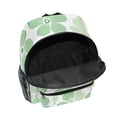 thumbnail image 6 of FORMRS School Backpack with Front Zippered Pocket 12" Student Travel Daypack, Green Floral, 6 of 6