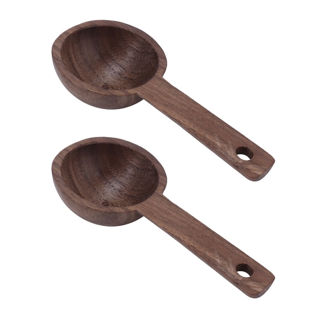Measuring Spoon,Coffee Scoop Wooden Measuring Coffee Accessories Walnut Teaspoon Rapid Response