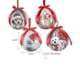 thumbnail image 3 of Maison Concepts Xmas Ornaments Santa Hat Puppy and Kitten Ornaments 12/Disp - Set of 12 - 2.95'' L x 2.95'' W x 2.95'' H, 3 of 3